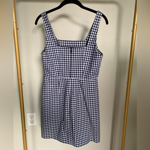Favorite Daughter The Breakup Dress in Navy Gingham - Picture 3 of 6